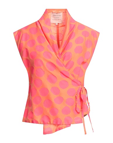 ALESSIA SANTI Top Apricot 72% Cotton, 28% Silk