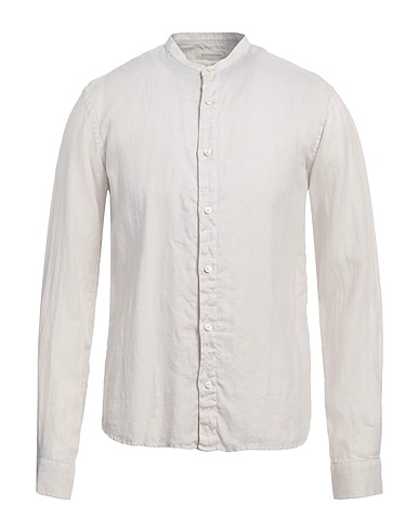 ROSSOPURO Linen shirt Light grey 100% Linen