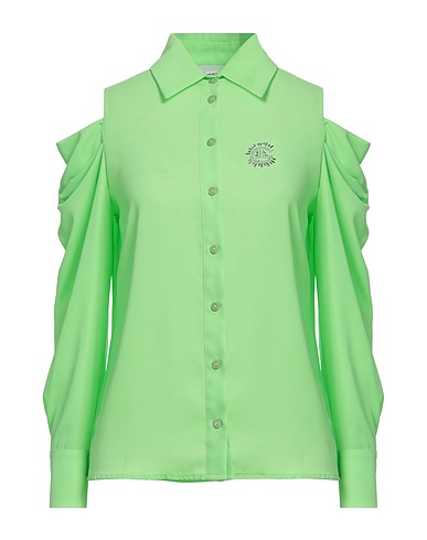 GAëLLE Paris Solid colour shirts & blouses Light green 100% Polyester