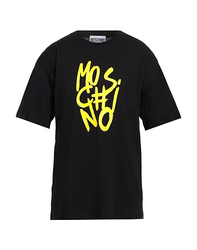 MOSCHINO T-shirt Nero 100% Cotone