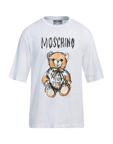 MOSCHINO T-Shirt Weiß 100% Baumwolle