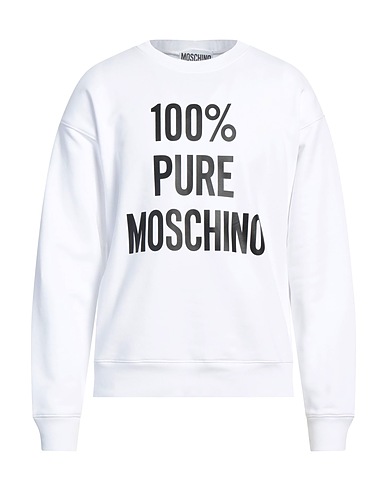 MOSCHINO Sweatshirt White 100% Cotton