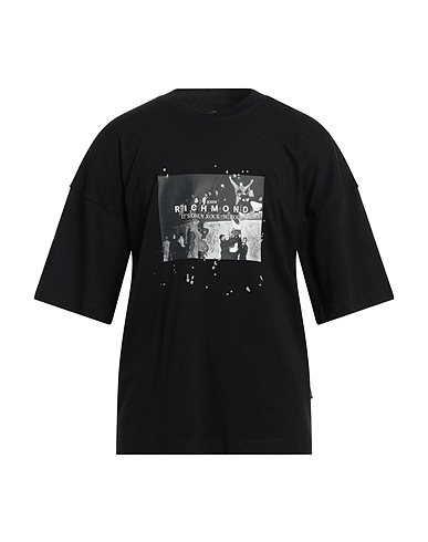 JOHN RICHMOND T-shirt Nero 100% Cotone