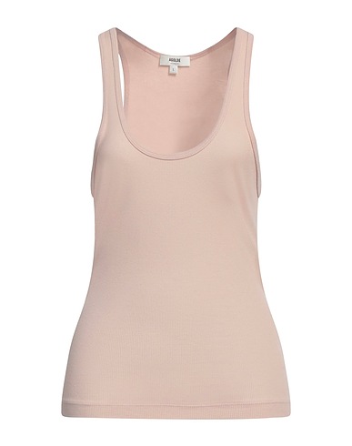 AGOLDE Vest Beige 95% Lyocell, 5% Elastane