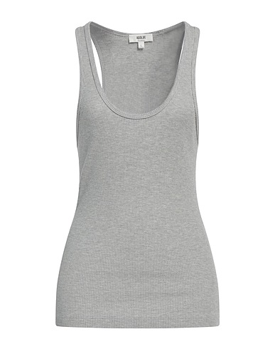 AGOLDE Vest Light grey 49% Tencel™, 49% Organic cotton, 2% Elastane