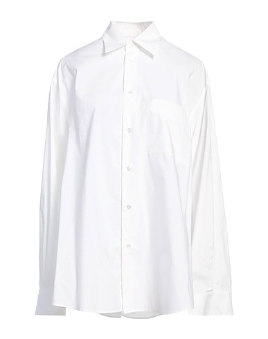 MM6 MAISON MARGIELA 柄入りシャツ＆ブラウス ホワイト コットン 100%