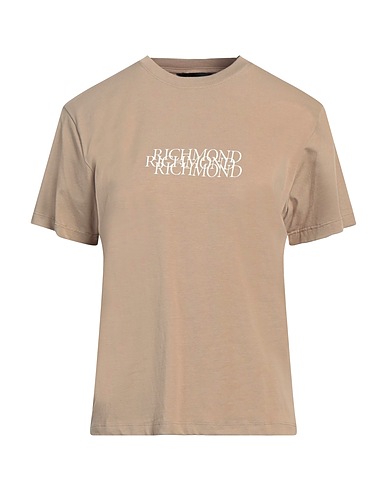 JOHN RICHMOND T-shirt Khaki 95% Cotton, 5% Elastane