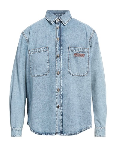 MOSCHINO Denim shirt Blue 100% Cotton