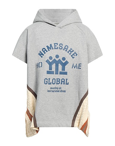 NAMESAKE Hooded sweatshirt Light grey 100% Cotton
