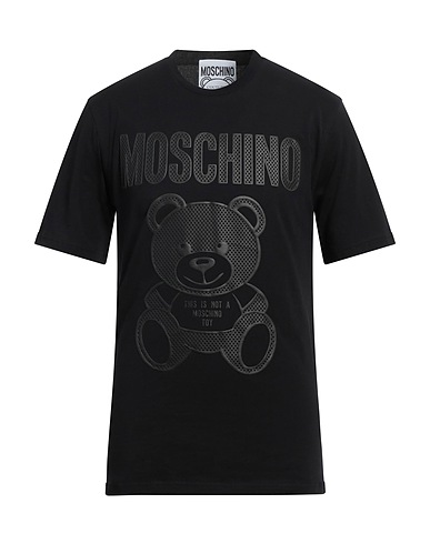 MOSCHINO T-shirt Nero 100% Cotone