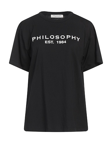 PHILOSOPHY di LORENZO SERAFINI T-shirt Nero 100% Cotone