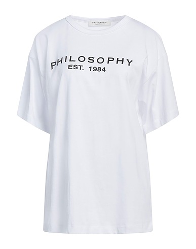 PHILOSOPHY di LORENZO SERAFINI T-shirt Bianco 100% Cotone