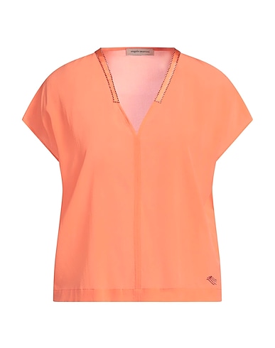 ANGELO MARANI Top Orange 90% Silk, 10% Polyamide