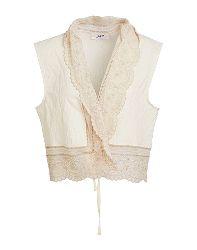 SEAFARER Vest Ivory 61% Cotton, 39% Paper