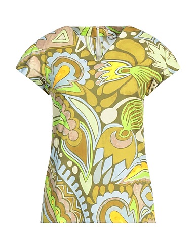 CALIBAN Top Military green 98% Cotton, 2% Elastane
