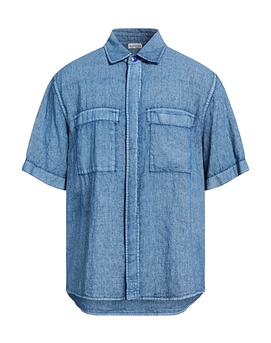BURBERRY Linen shirt Blue 100% Linen