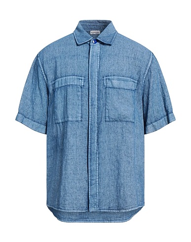BURBERRY Solid colour shirt 100% Linen