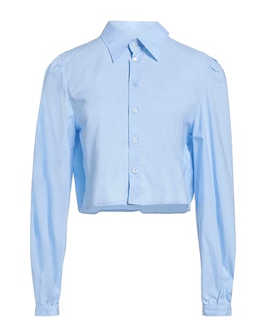 MM6 MAISON MARGIELA Camicie e bluse tinta unita Celeste 100% Cotone