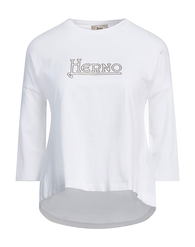 HERNO Ｔシャツ ホワイト コットン 95% / ポリウレタン 5%