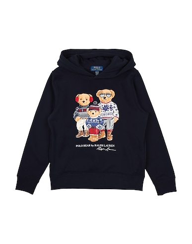 POLO RALPH LAUREN Hooded sweatshirt PO HOODY-KNIT SHIRTS-SWEATSHIRT
 Midnight blue 60% Cotton, 40% Polyester