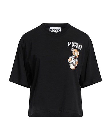 MOSCHINO T-Shirt Schwarz 100% Baumwolle