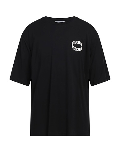 MOSCHINO T-shirt Nero 100% Cotone