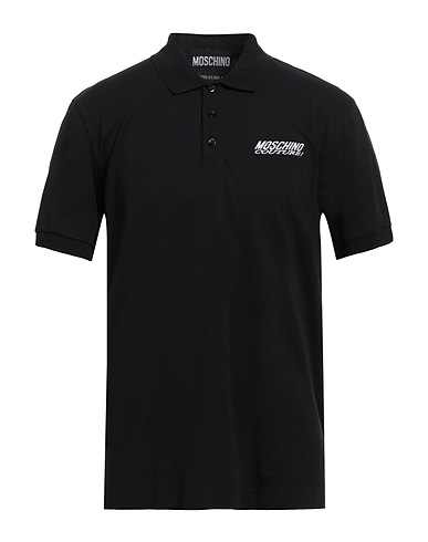 MOSCHINO Polo shirt Black 100% Cotton