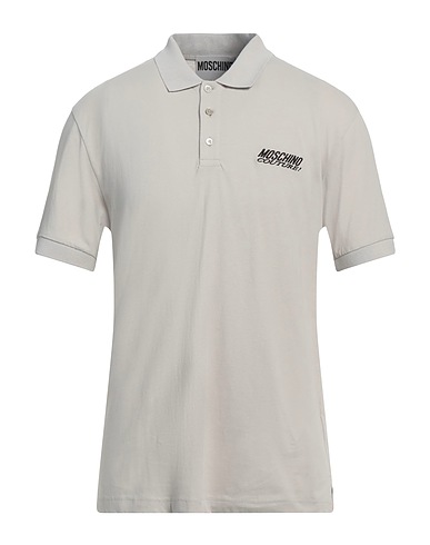 MOSCHINO Polo shirt Grey 100% Cotton