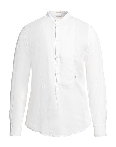 MASSIMO ALBA Linen shirt White 100% Linen
