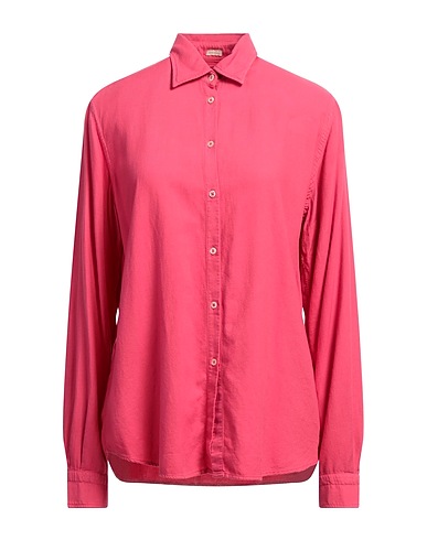 MASSIMO ALBA Solid colour shirts & blouses Magenta 60% Viscose, 40% Cotton