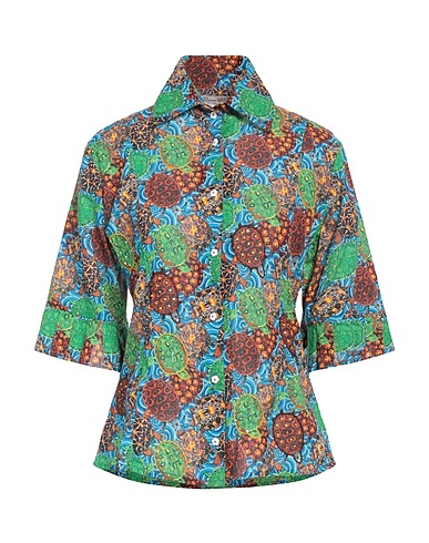 CONNOR & BLAKE Patterned shirts & blouses Green 100% Cotton