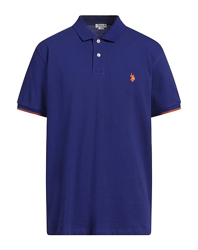 U.S.POLO ASSN. Polo shirt Bright blue 100% Cotton