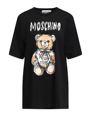 MOSCHINO T-Shirt Schwarz 100% Baumwolle