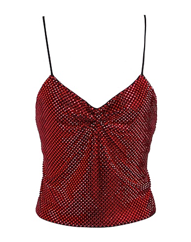 ALEXANDRE VAUTHIER Топ без рукавов 92% Вискоза, 8% Эластан, Стекло