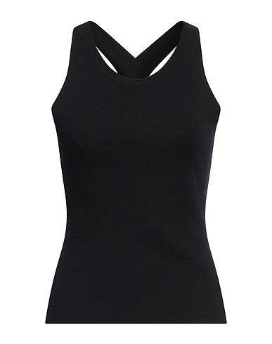 GESTUZ Top Black 52% EcoVero™ viscose, 27% Polyester, 21% Polyamide