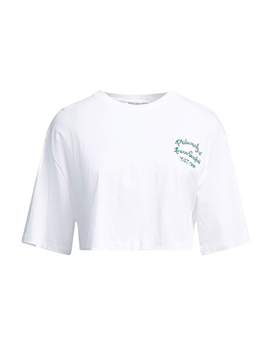PHILOSOPHY di LORENZO SERAFINI Crop top White 100% Cotton