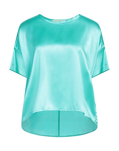 JUCCA Top Light green 94% Silk, 6% Elastane