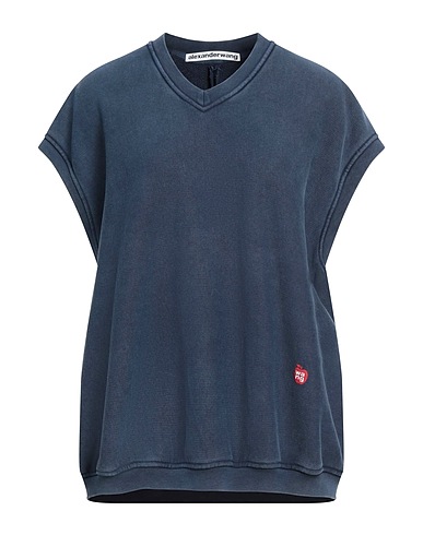 ALEXANDER WANG Sweatshirt Midnight blue 100% Cotton, Elastane