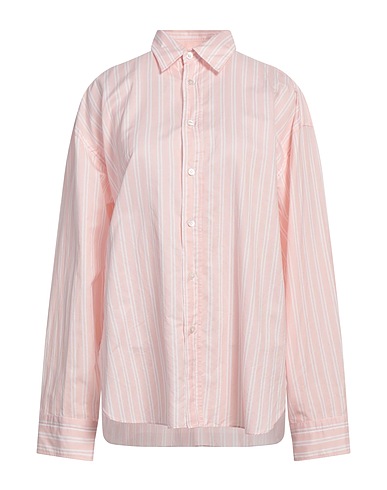 FINAMORE 1925 Camicia a righe Cipria 100% Cotone