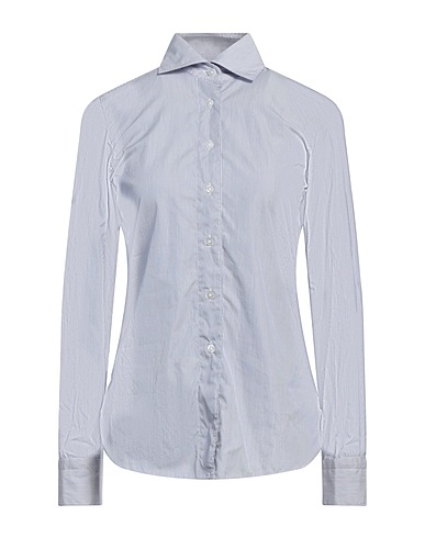 FINAMORE 1925 Camicia a righe Blu notte 100% Cotone