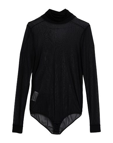 MAISON MARGIELA トップス ブラック レーヨン 100%