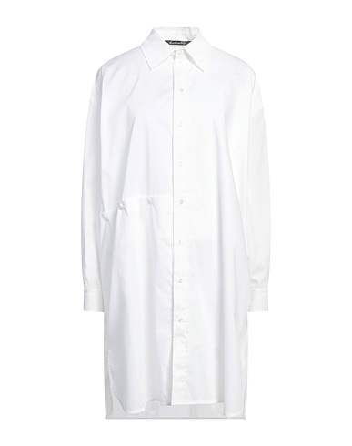 LENA LUMELSKY Solid colour shirts & blouses White 100% Cotton