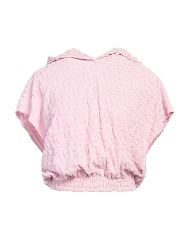HINNOMINATE Hooded track jacket  Pink 80% Cotton, 20% Polyester