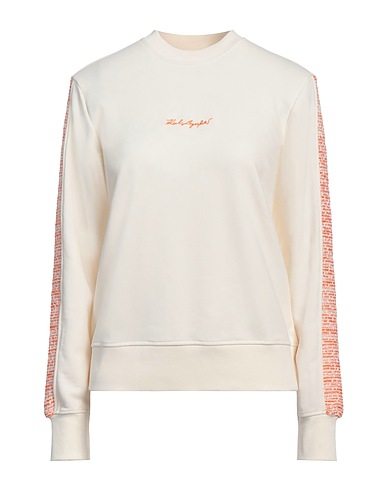 KARL LAGERFELD Sweatshirt White 70% Organic cotton, 30% Polyester