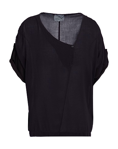 ALESSIA SANTI Top Nero 100% Viscosa