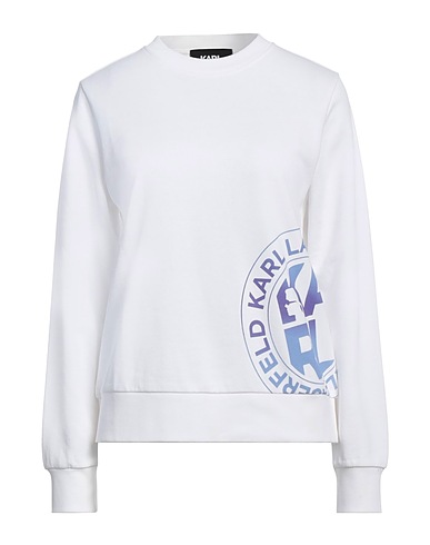 KARL LAGERFELD Sweatshirt White 100% Organic cotton