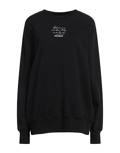 DONDUP Sweatshirt Black 100% Cotton