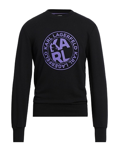 KARL LAGERFELD Sweatshirt Black 70% Organic cotton, 30% Polyester