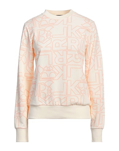 KARL LAGERFELD Sweatshirt Cream 100% Cotton