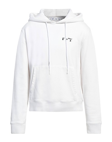 OFF-WHITE™ Hooded track jacket  White 100% Cotton, Polyester